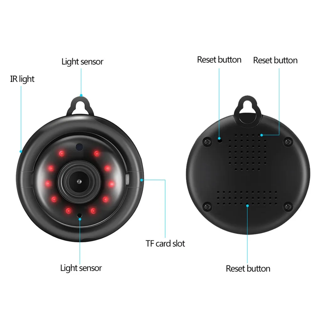 Мини Wi Fi/IP камера беспроводная Fi HD 720P Скрытая домашняя Камера Безопасности ИК