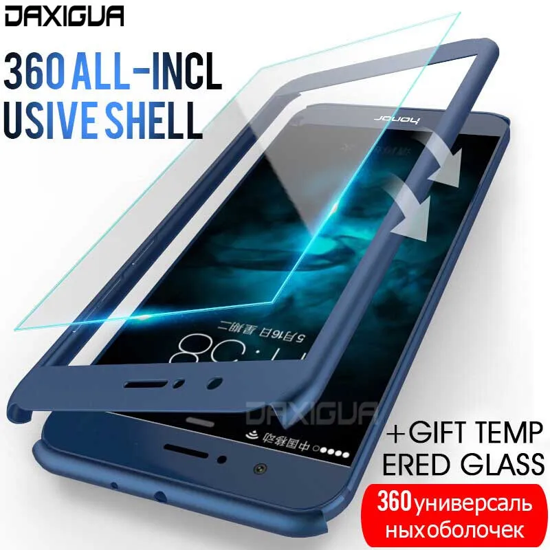 

Luxury 360 Full Cover Phone Case For Huawei P10 P20 P9 P8 Lite Plus 2017 2016 P20 Pro Protective Case For Honor 8 9 Lite Shell