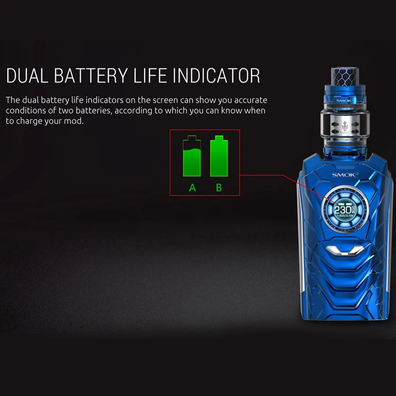 SMOK I PRIV 230 Вт Голосовое управление искусственный интеллект Priv Box Mod 8 мл TFV12 Prince Tank V12