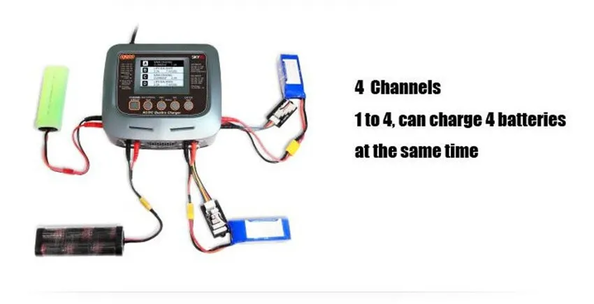 SkyRC Q200 от 1 года до 4 AC/DC интеллигентая (ый) Зарядное устройство Dis Зарядное устройство для Lipo/LiHV/литий-железо/литий-ионный/никель-металл-гидрид