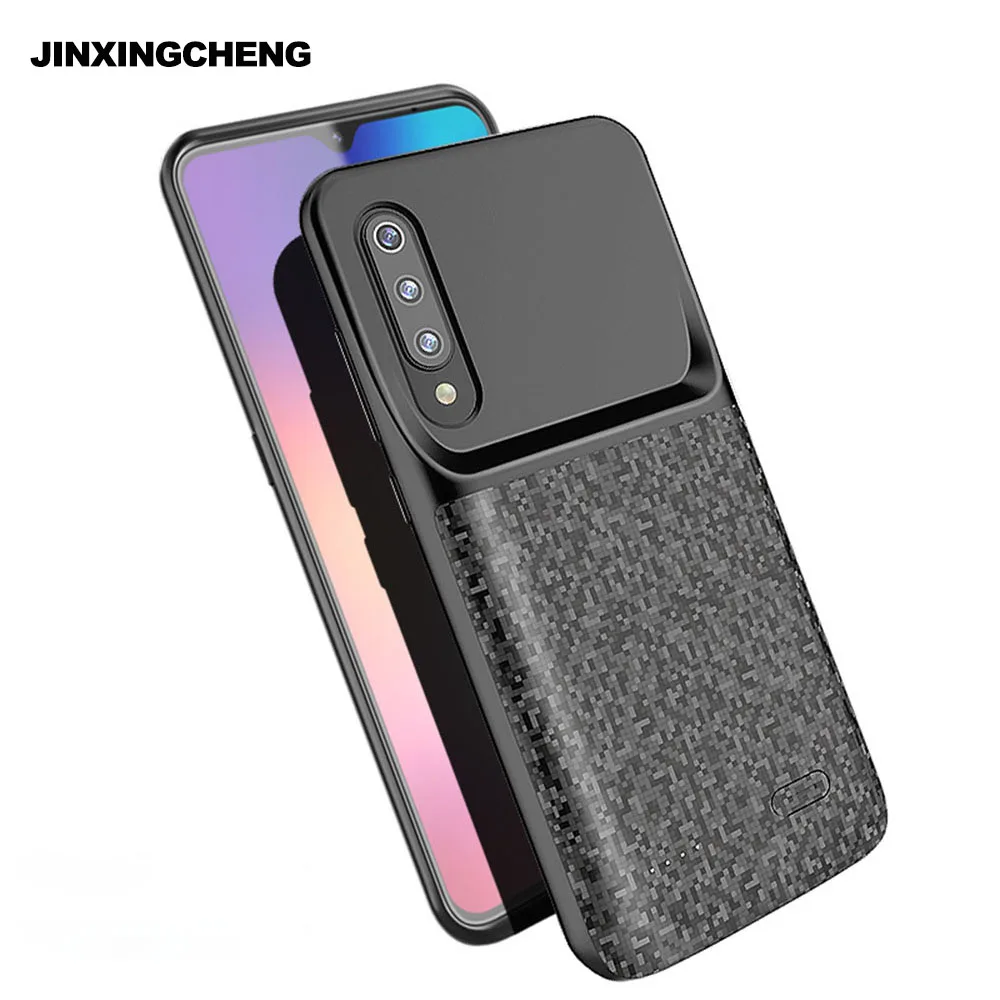 

JINXINGCHENG Two Colors Portable Charger Battery Case for Xiaomi Mi9 4700mah Back Clip Fast Charger for Xiaomi 9 4700mah
