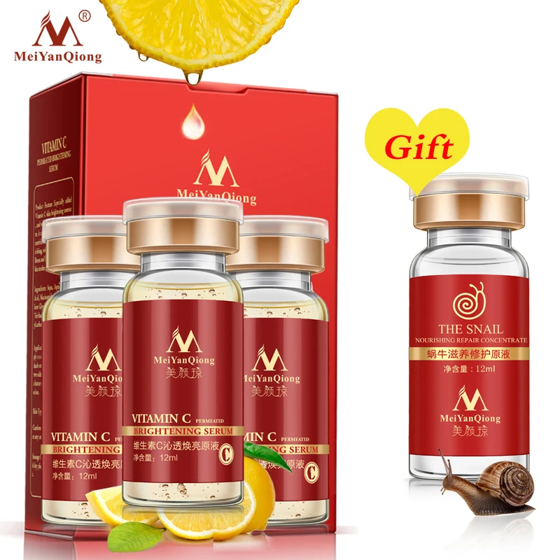 Buy 3 Get 1 Gift Vitamin C Facial Essence Remove Acne Pimples 10ml Anti Aging Whitening Moisturzing Serum Face Care VC Cream Buy 3 Get 1 Gift Vitamin C Facial Essence Remove Acne Pimples 10ml Anti Aging Whitening Moisturzing Serum Face Care VC Cream