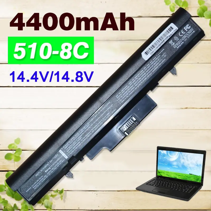 

4400mAh 14.4v Laptop battery for Hp 510 530 443063-001 440264-ABC 440265-ABC 440266-ABC HSTNN-FB40 HSTNN-IB44 HSTNN-IB45 RW557AA