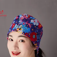 Крышка операционного зала из чистого хлопка для мужчин и женщин, медицинская шапочка, анестезиологическая Кепка