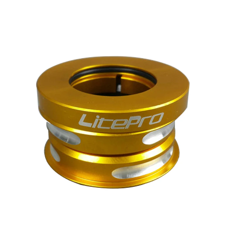Litepro سبائك الألومنيوم للطي دراجة سماعة 1-1/8 \