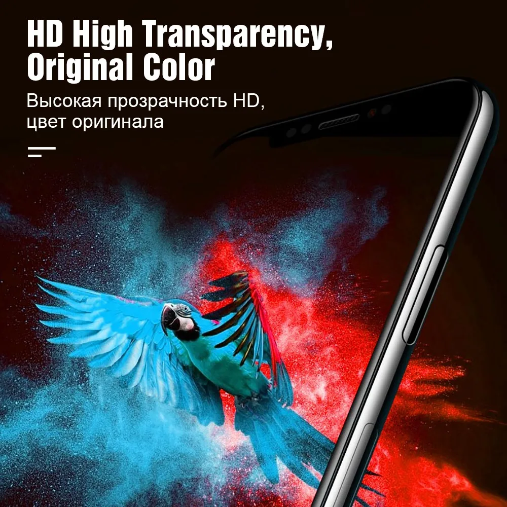  TOMKAS 5D Glas Für iPhone XS Max XR Gehärtetem Glas Voll Abdeckung Rand Glas Film Für iPhone X XS M