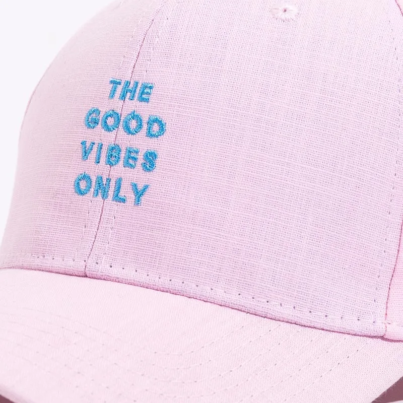 Бейсболка The good vibes женская с вышивкой надписи only дорожная солнцезащитная Кепка