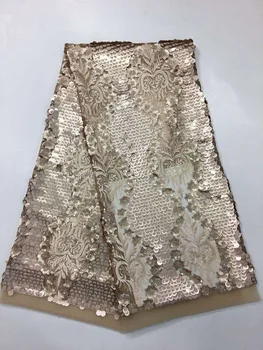 

High Quality African Chemical Lace Fabric Water Soluble Yellow Nigerian Guipure Wedding Dress African Lace Fabric D126