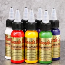 14 цветов Набор высокого качества татуировки чернила 30 мл/бутылка натуральный пигмент Перманентный макияж Professional beauty Art Tattoo поставки