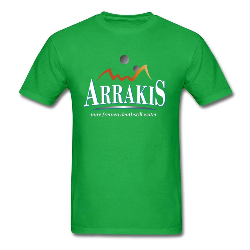 Mens T-shirts Arrakis Water Company Dune 20032 Slim Fit Tops T Shirt Cotton O Neck Short Sleeve Casual Tee-Shirts NEW YEAR DAY Arrakis Water Company Dune 20032 green