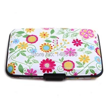 10 шт. RFID модный алюминиевый кошелёк держатель кредитной карты с защитой RFID чехол