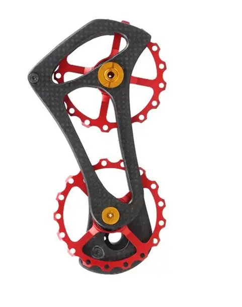 GUB Drivetrain 17 T bicicleta de carbono de cerámica rodamiento de rueda de bicicleta trasero Derailleur polea para SHIMAN0 6800/6870/9000 /9070 GUB Drivetrain 17 T bicicleta de carbono de cerámica rodamiento de rueda de bicicleta trasero Derailleur polea para SHIMAN0 6800/6870/9000 /9070