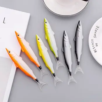 

1pc Cute Creative Stationery Novelty Item Fish Ballpoint Pen Ocean Signature Ball Point Pen For Chancery Writing Korean