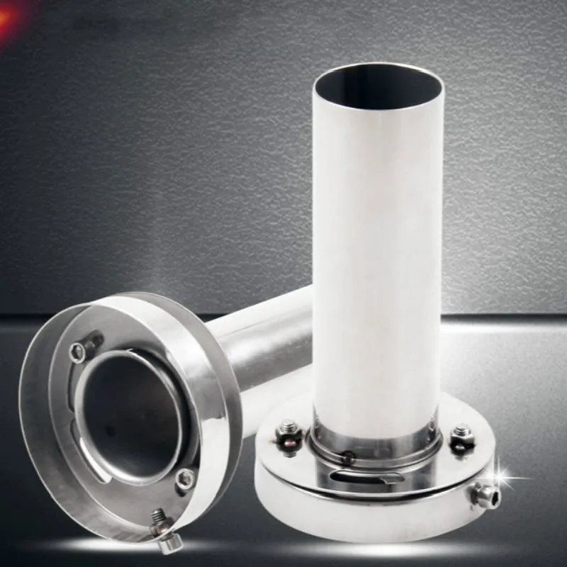 

Car Silencer Tuning Universal Round Tip Removable Adjustable Silencer Exhaust Catback System Car Styling Accessories Mufflers