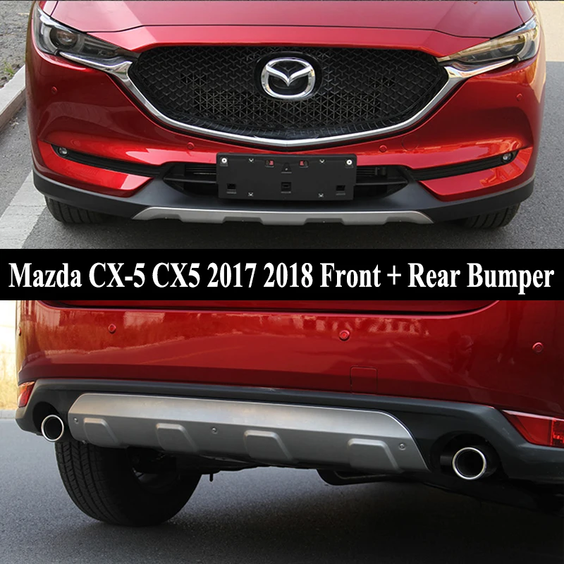 Защита для губ из нержавеющей стали Mazda 5 2017 2018 2019 2020 передний и задний бампер
