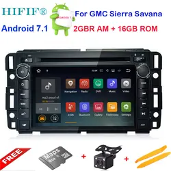 HD Android 7.1.2 автомобильный dvd-плеер для GMC Sierra Savana Sonoma Acadia Yukon Envoy Canyon стерео радио-планшет PC поддержка цифрового ТВ DAB +