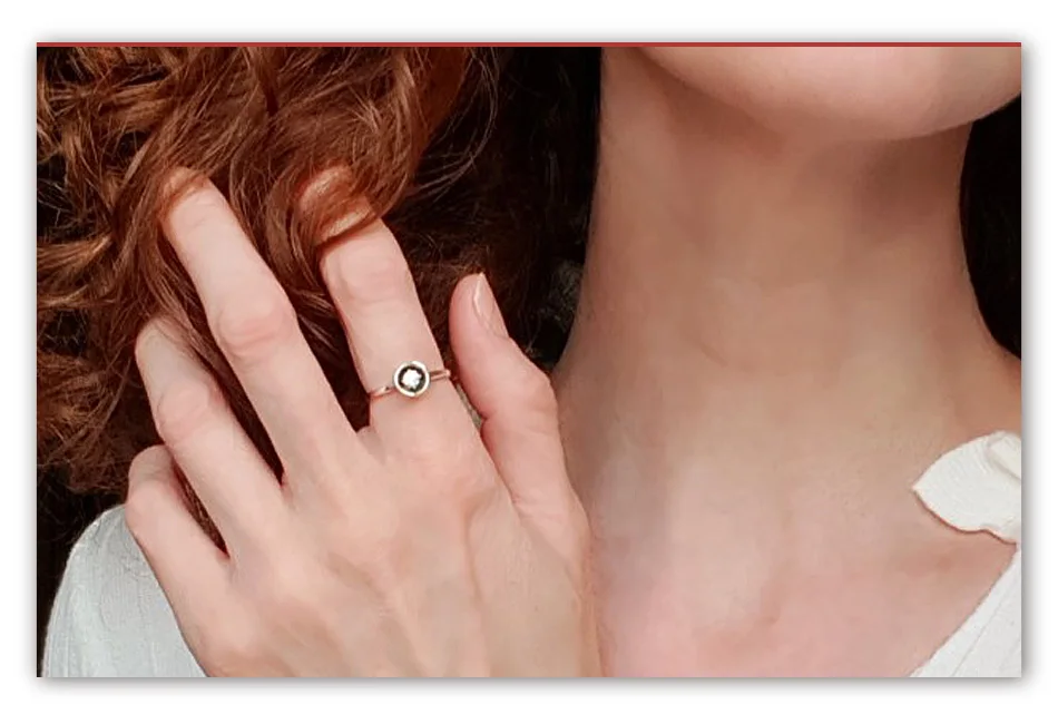 Say-You-Say-Me-925-Sterling-Silver-Black-Liner-Rings-Wedding-Engagement-Jewelry-Punk-Rock-Rings-T16