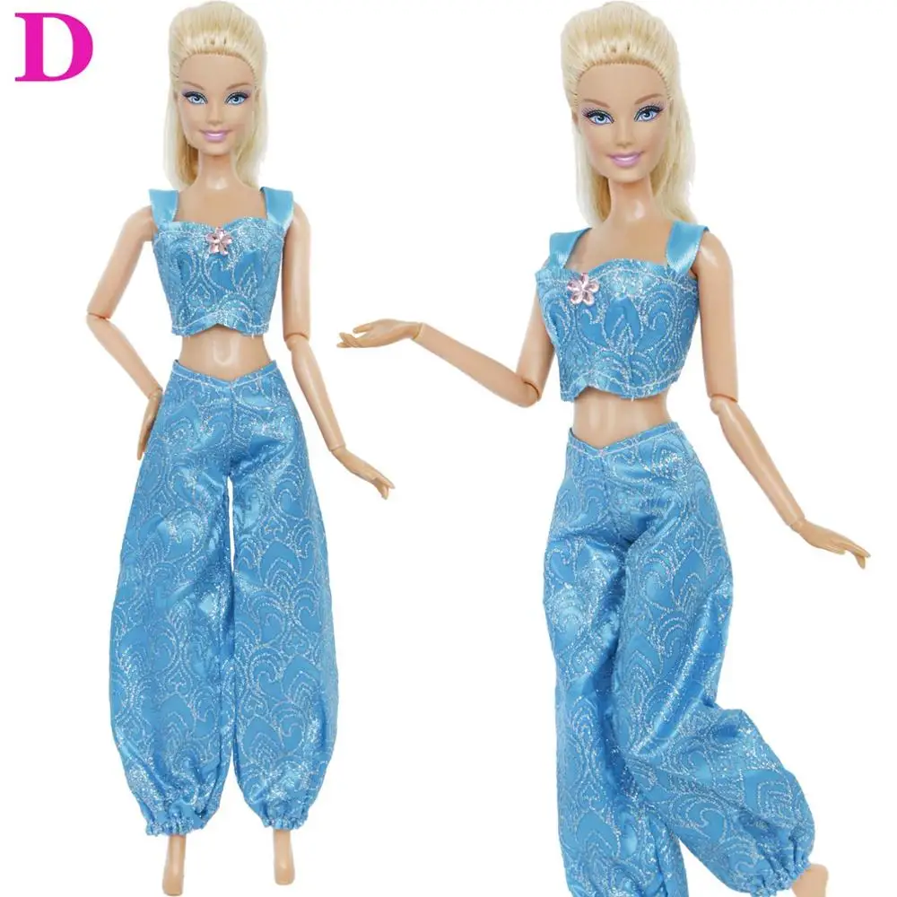 Один комплект, модное платье-кукла сказочной принцессы, свадебные вечерние платья наряды, аксессуары, Одежда для куклы Барби, игрушки для девочек - Цвет: NO DOLL D