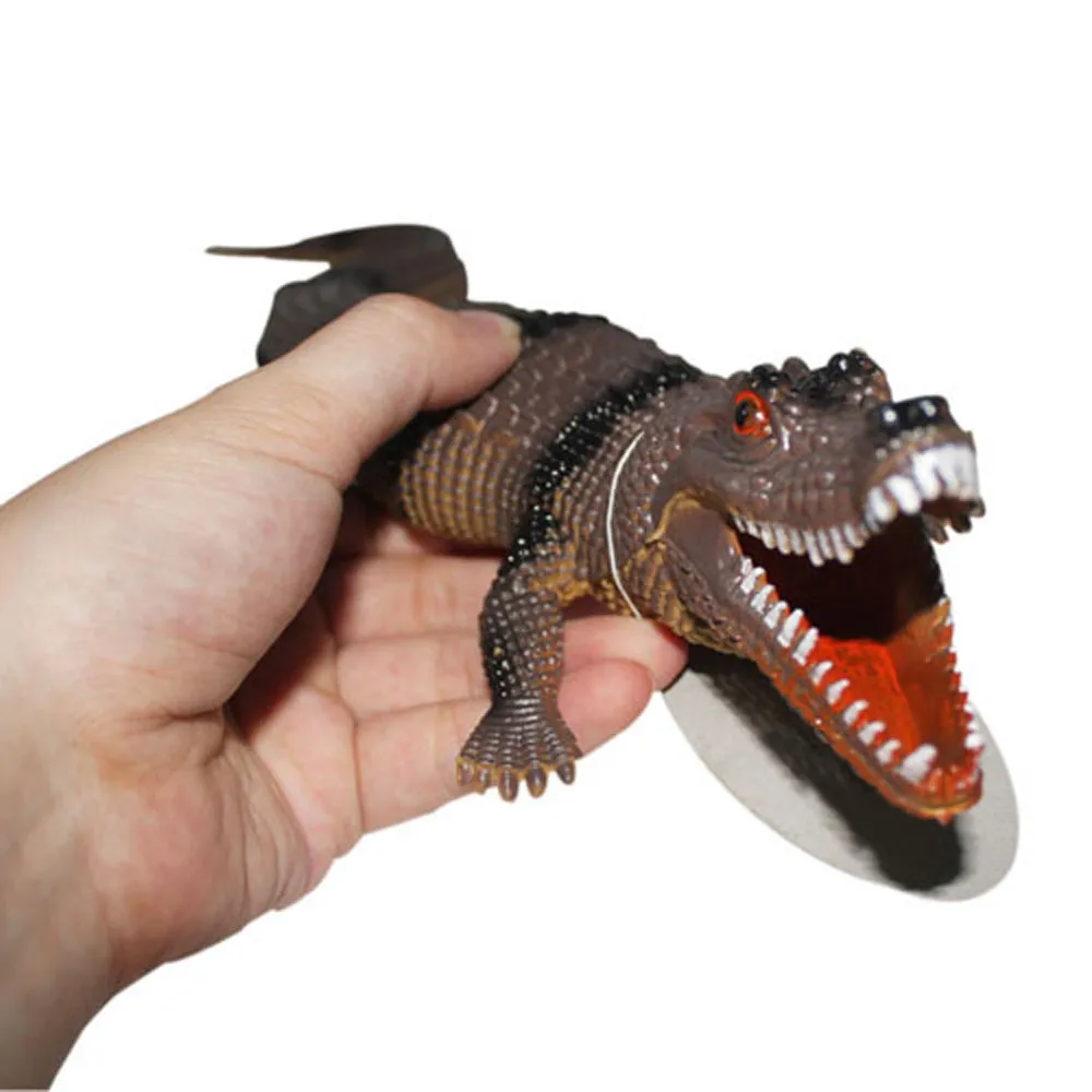 

Educational Simulated Crocodile Rex Model Kids Toy Dinosaur Model Gift Montessori Educational Boys Toys FE12d