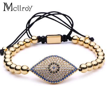 

Mcllroy Bracelets Pulseira masculina Bracelets & Bangles Men braclet Strand bracelets Titanium steel Beaded bracelets women