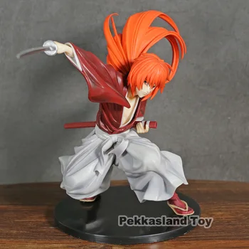 

Anime Rurouni Kenshin Meiji Swordsman Romantic Story Kenshin Himura Figures Model Toys Gift