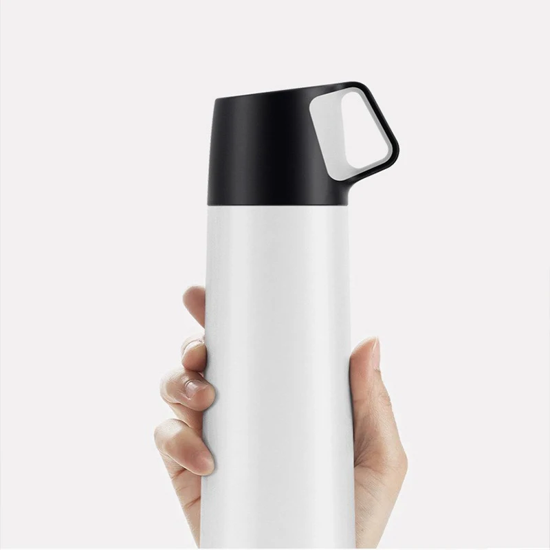 

Hot Brief Thermal Insulation Water Bottles 350ml&500ml Portable Applicable Stainless Steel Kettles For Outdoor Sports In Winter