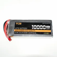 TCB RC lipo font b battery b font 7 4v 10000mAh 25C 2s for rc airplane