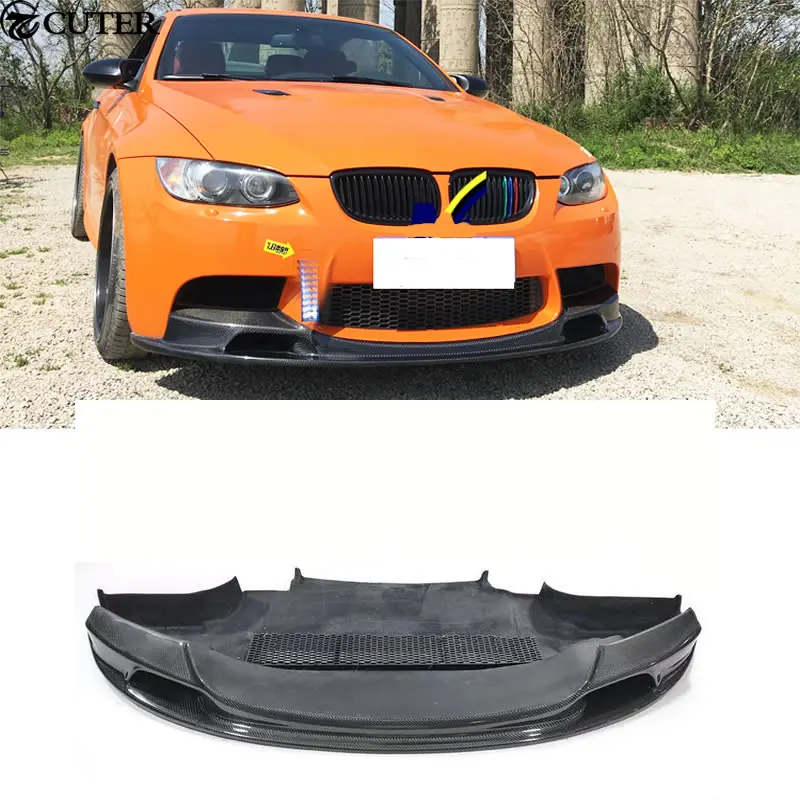 E90 E92 E93 M3 GTS-V юбка переднего бампера из углеродного волокна для BMW E90 E92 E93 M3 Комплект кузова 05-13