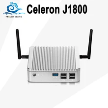 Мини-ПК Intel Celeron J1800 Dual Core 2.41 ГГц Windows 10 Linux мини настольных ПК с Wi-Fi HD Graphics HTPC Computador tv box