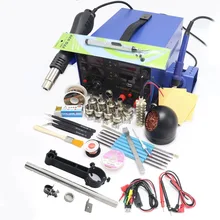 SIAKE 909D++ Высокая мощность цифровой дисплей фена паяльная станция питание три в одном 15 в 2A