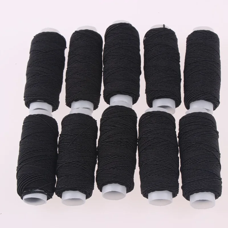 High Quality Nylon Elastic Sewing Thread 10 Rolls Elastic Thread For