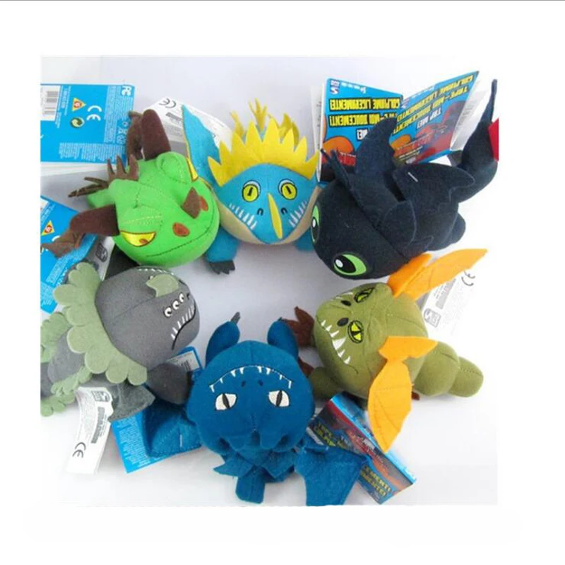 

12-18cm How to Train Your Dragon Plush Dolls Stuffed Toys