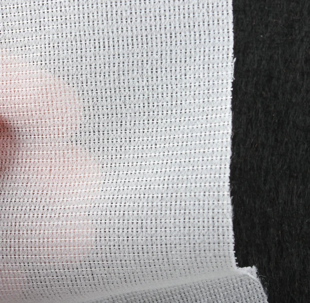 Knitted fusible iron on interfacing in WHITE - sold by the metre 120cm  width - AliExpress