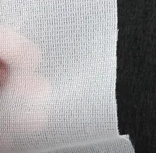 Camisa de malha ferro fusível no interfacing em branco-vendido pelo metro 120cm de largura