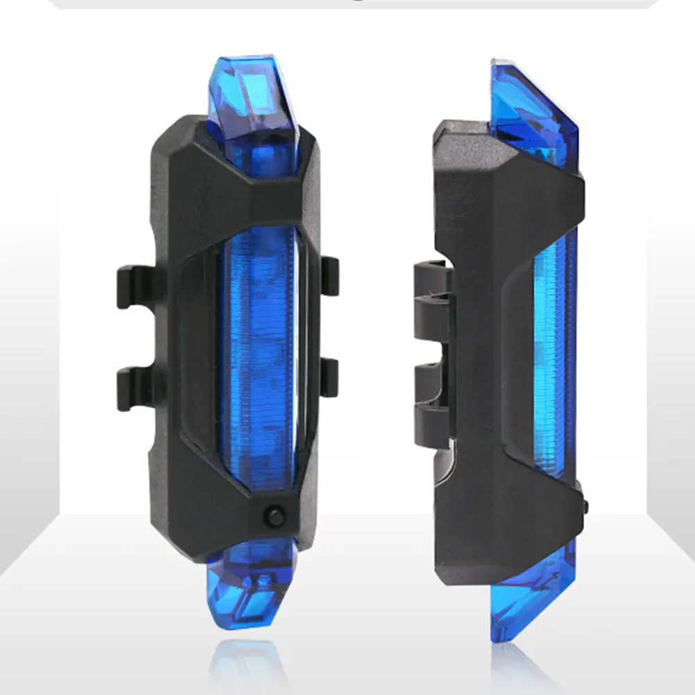 Portable Bike Bicycle Light Rechargeable LED Taillight USB Rear Tail Safety Warning Cycling Light MTB Cycling Flash Light