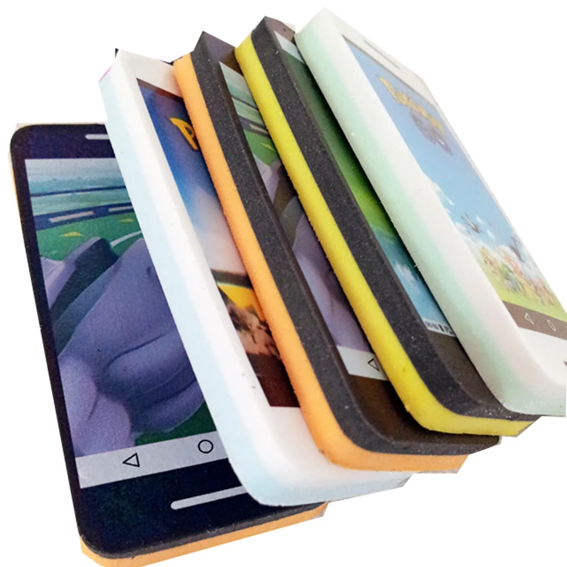 6 pcs Pencil Eraser Cellular Phone Kawaii Cute MINI Cartoon Phone