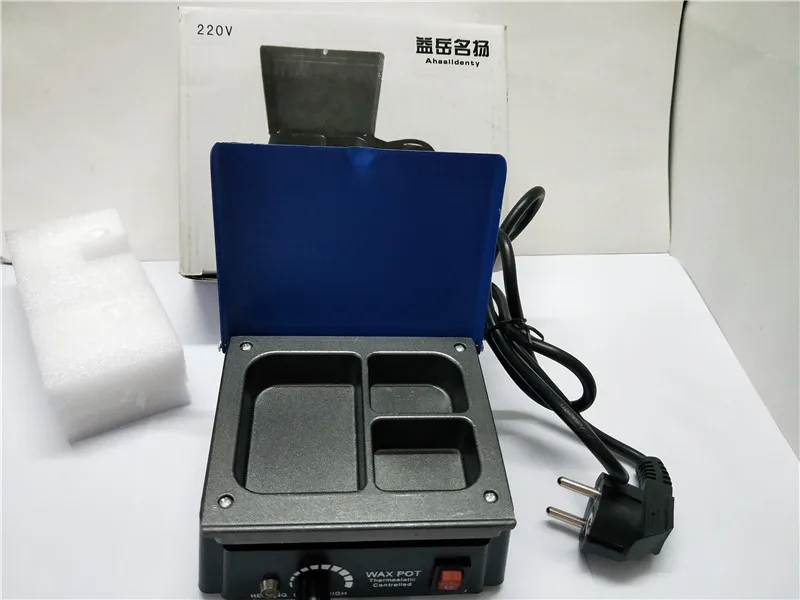 Dental lab denture laboratory material Wax pot 3 pots dipping wax unit 3 hole wax heater 220V or
