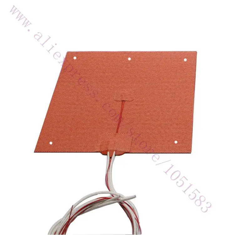 

USA Material! Flexible 245X245mm Silicone Heater 350W@220V/110V Heated Bed,Build Plate for Ultimaker 3D Printer