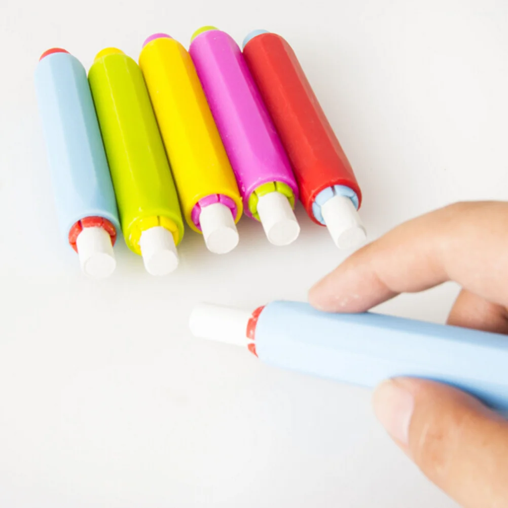 Buy School Teaching Aids 5 Color Chalk Holders For