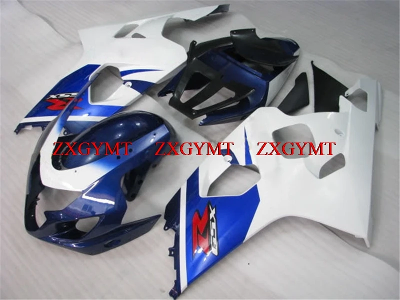 

Fairings for GSX-R600 2004 - 2005 K4 Bodywork GSXR 750 04 White Blue Fairing Kits GSX-R600 05