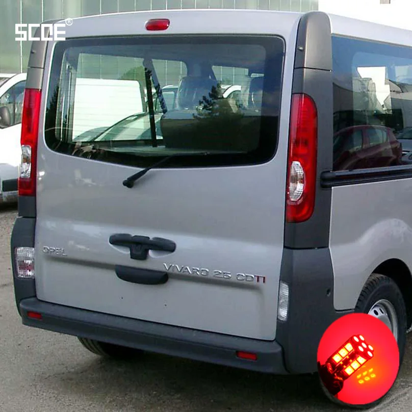 Для Opel Vivaro F3 Vivaro J7 Speedster SCOE 2X 30SMD светодиодный тормоз/Стоп/парковка задний/задний фонарь/светильник для автомобиля