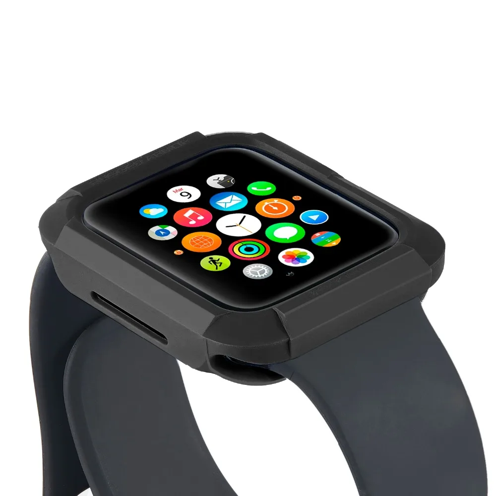 

SGP Combination Silicone Case For Apple Watch Series 4 44mm 40mm Polishing Watch Case For Iwatch 4 Full Protection Case