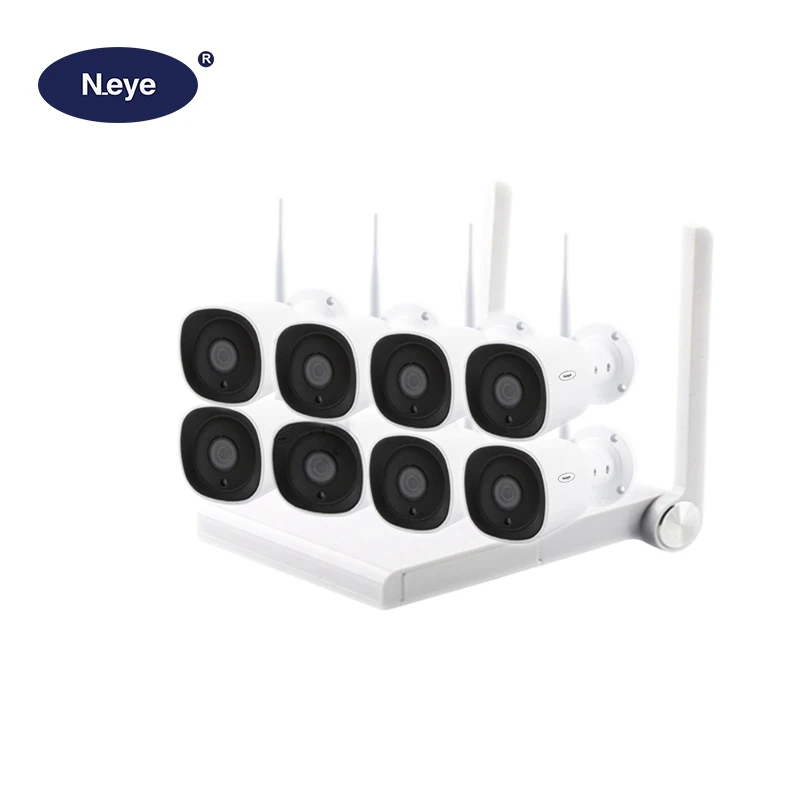 

N_eye Professional Wireless CCTV Camera Kit HD 1080P Home Outdoor Video Surveillance Camera Kit 8 Home NVR Camera System