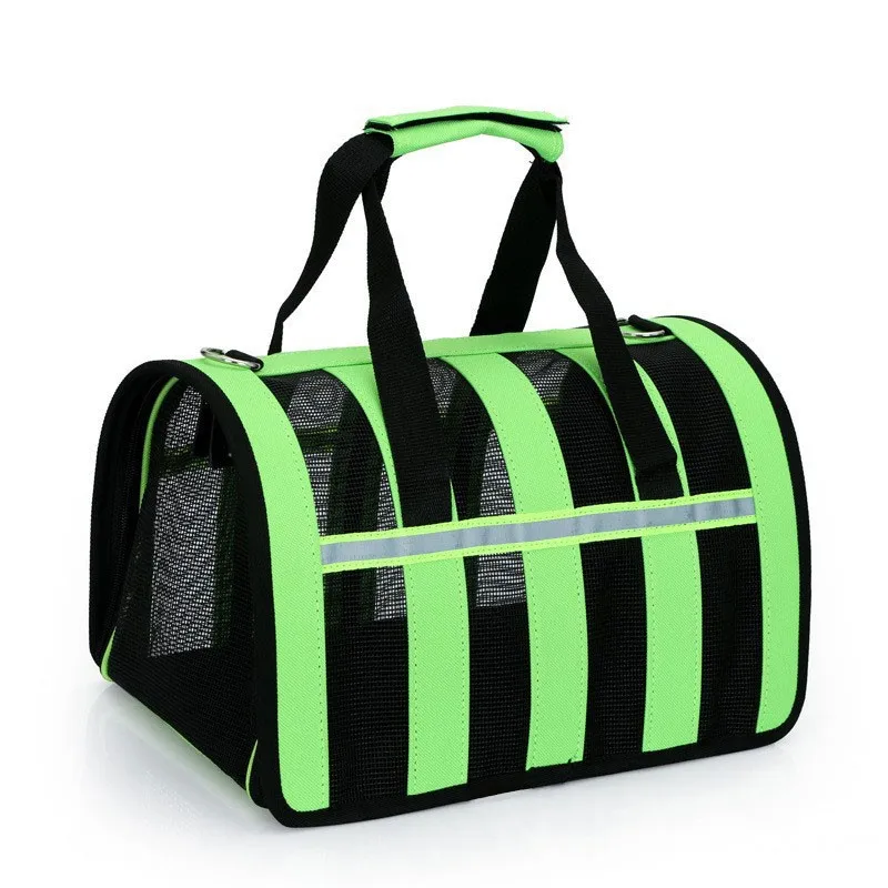 Title 6, Mesh Breathable Pet Cat Carrier for Cats Reflec...