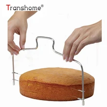 Transhome резак для торта из проволоки нержавеющая сталь резак для торта Регулируемый выравниватель форма для нарезки кухонных гаджетов Аксессуары для выпечки