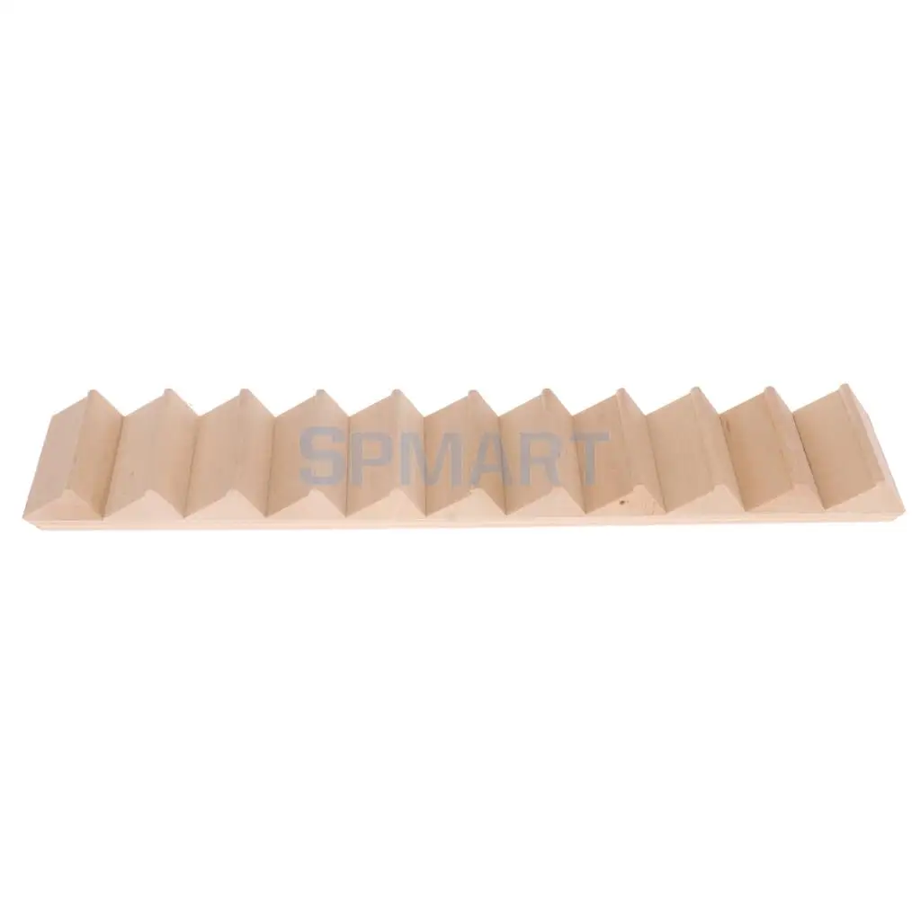 1/12 Scale Dollhouse Miniature Wooden Step Stair Staircase without Handrail for 12th Dolls House DIY Building Accessories