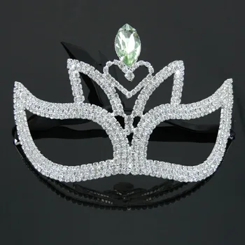 

Free Shipping Wholesale 5pcs/lot Rhinestone Mask,Venetian Bridal Masquerade Mask,Fancy Rhinestone Party Mask LSM110804