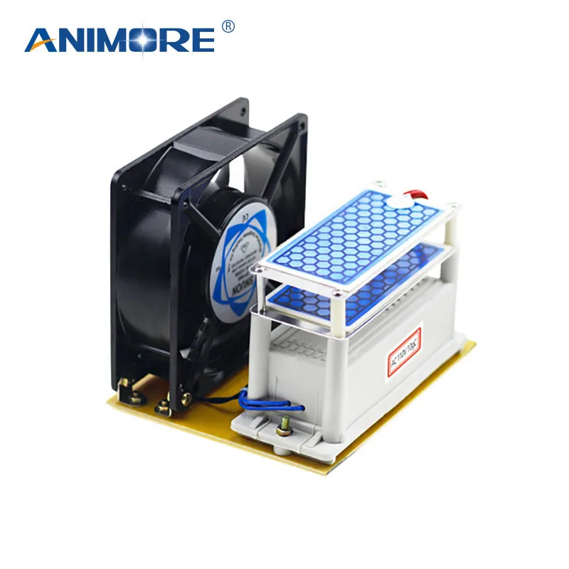 

ANIMORE Ozone Generator With Double Sheet Ceramic Plate Long Life 220V/110V Ozonizer Sterilizer Fan Excellent Heat Dissipation