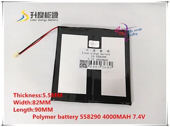 

7.4V 4000mAH 558290 (polymer lithium ion / Li-ion battery) for Tablet pc GPS Mp3 Mp4 POWER BANK Aircraft toy plane