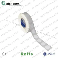 50 шт./упак. низкая цена NFC покрытием Бумага RFID Стикеры смарт-чип Dia25mm Printiable NFC тег этикетки для Управление